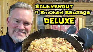 SAUERKRAUT N SMOKED SAUSAGE DELUXE💥💯