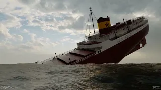 SS Edmund Fitzgerald Sinks Like Titanic