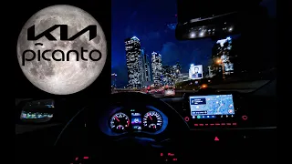 KIA PICANTO 2022 NIGHT DRIVE POV IN TLV | קיה פיקנטו החדשה נהיגה לילית בתל אביב