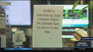 BART riders voice frustration during early morning shut down during computer failure