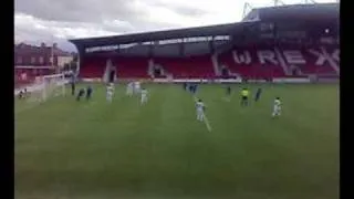 BANGOR CITY F.C v MIDTJYLLAND F.C  - Les Davies Goal, UEFA