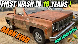 1973 GMC STEPSIDE | FIRST WASH IN 18 YEARS! |*SHOCKING RESULTS*