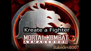 Kreate a Fighter Mortal Kombat Armageddon Music Extended