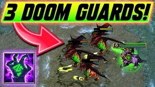 Grubby Summons Three Simultaneous Doom Guards - BURNING LEGION COMES - WC3
