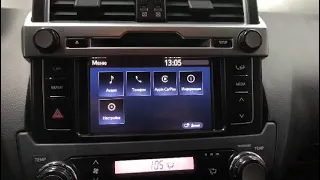 Оригинальный , Заводской CarPlay и Android Auto в Toyota Land Cruiser 150 2014-2017 г.в.