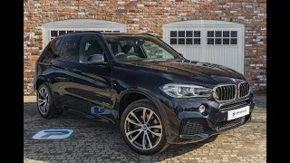 BMW X5 30D XDRIVE M SPORT AUTOMATIC IN CARBON BLACK METALLIC WITH COMPLIMENTING BLACK  LEATHER