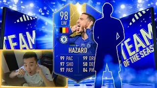 TOTS ЭДЕН АЗАР + ЛЕО МЕССИ В ОДНОМ ПАКЕ || TOTS HAZARD IN A PACK || MESSI IN A PACK