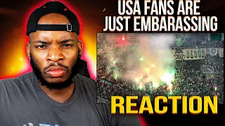 AMERICAN REACTS TO  Basketball fans and atmosphere USA vs Europe