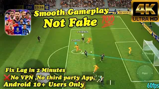 How i Made my eFootball 2023 Mobile so Smooth 🤯in 2 Minutes 🔥 | No lag