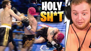 😱😲REAKTION auf RUMATHRAS KNOCKDOWN gegen VLESK!  | Trymacs Stream Highlights