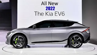 All New 2022 KIA EV6 GT-Line Interior & Exterior Full details with Drag Race