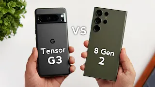 Pixel 8 Pro vs Galaxy S23 Ultra ULTIMATE Speed Test Comparison - Tensor G3 is Better?