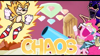 FNF Chaos But Fleetway and Pinkie Pie Sings it (Sonic.exe V2 X Dusk Till Dawn Cover)