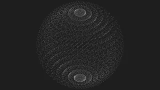 2D projection of a rotating 4D sphere