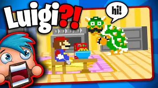 Uh, That's NOT Luigi! • BTG Reacts to FUNNY Level UP Videos!!