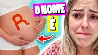 ESCOLHEMOS O NOME DO BEBE - REVELANDO TUDO | Amanda Domenico