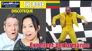 The Roop - Discoteque - Lithuania 🇱🇹 - Eurovision 2021 | Dutch Couple First Reaction