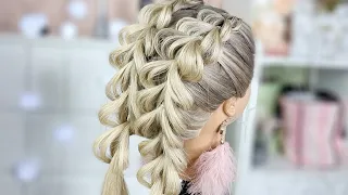 Объемные Косы на Резинках | Pull Through Braid | Trenzas Faciles