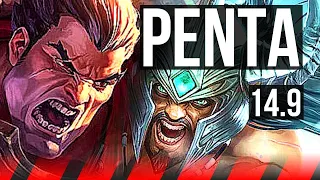 DARIUS vs TRYNDAMERE (TOP) | Penta, Godlike, 600+ games | NA Master | 14.9