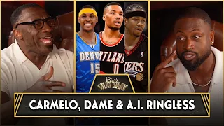 Dwyane Wade on Carmelo Anthony, Allen Iverson & Damian Lillard Not Having A Ring | CLUB SHAY SHAY