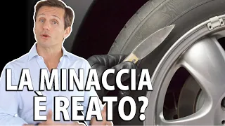 Chi minaccia commette reato. Chi danneggia no | avv. Angelo Greco