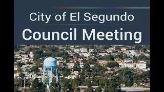 City of El Segundo City Council Meeting - Tuesday, October 2, 2018