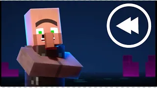 VILLAGER NEWS: BREAKING NEWS! 🎵🎵🎵Minecraft Animated Music Video🎵🎵🎵 (REVERSED)