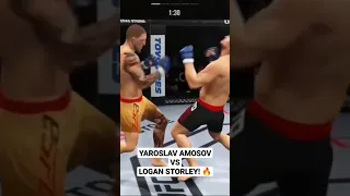 Yaroslav Amosov vs Logan Storley! 🔥 #Shorts | UFC 4 Simulation
