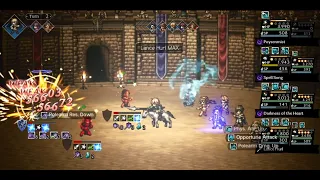 Octopath COTC - Glossom 2 Turns Speed Clear (With Tatloch's A4)