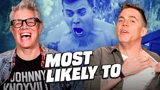 JACKASS FOREVER Stars Play Most Likely To | Johnny Knoxville, Steve-O and more