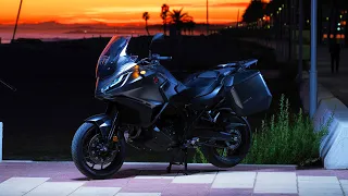 Honda NT1100 🏍️ ride at sunset 🌞4K UltraHD