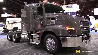 2018 Mack Anthem 64T 48inch Flattop Sleeper - Walkaround - 2017 NACV Show Atlanta