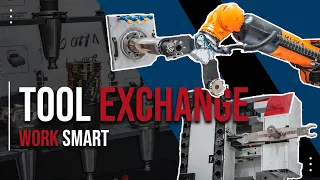 Tool exchange possibilities on FERMAT machines - ATC v ROBOT