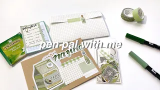 🥑 pen pal with me #6 // green theme