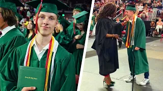Teen Walks at Graduation After Being Paralyzed in Car Crash