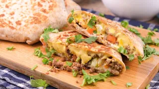 🌮 Keto Crunchwrap Supreme Recipe: Low-Carb Taco Bell Copycat! 🌯