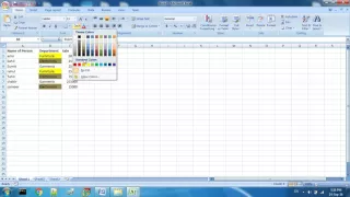 Custom Sort By Cell Color In Excel 2007