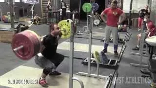 Vasily Polovnikov Back Squat Workout up to 270 kg (595 lbs) x 5 Reps