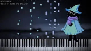 DELTARUNE - "Field of Hopes and Dreams" Piano Tutorial