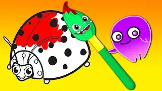 Apprenez les couleurs avec Groovy le Martien - Dessins animés éducatif