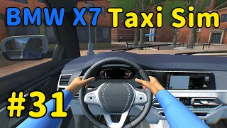 Taxi Sim 2020 #31 - BMW X7 SUV Car City Driving Game Android iOS Gameplay