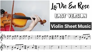 [Free Sheet] La Vie En Rose [Violin Cover With Sheet Music]