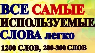 УРОК 3 - Учим Английские Слова - 100 СЛОВ с ПЕРЕВОДОМ для начинающих - Разговорный английский