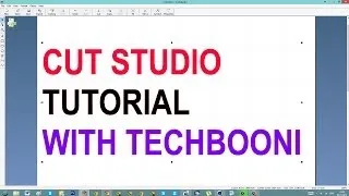 Roland Cut Studio Tutorial Covering Basics for Beginners