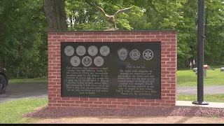 Eagle Scout dedicates new veterans memorial to Claysburg