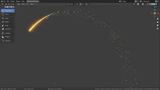 Blender Tutorial - Particle trail in less than 5 minutes