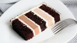 Торт Три Шоколада | Лучшее сочетание бисквита и мусса |  Шоколадный торт рецепт