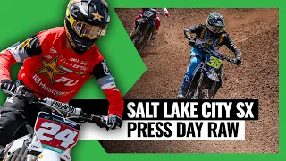 2024 Salt Lake City Supercross Press Day RAW | Trackside
