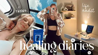 healing diaries | coping after loss, picking up the pieces, LIFE AUDIT, & minimizing my life