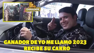 El Ganador de Yo Me Llamo Ecuador 2023 "Juan Gabriel" recibe su carro